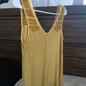 Mustard yellow tank top